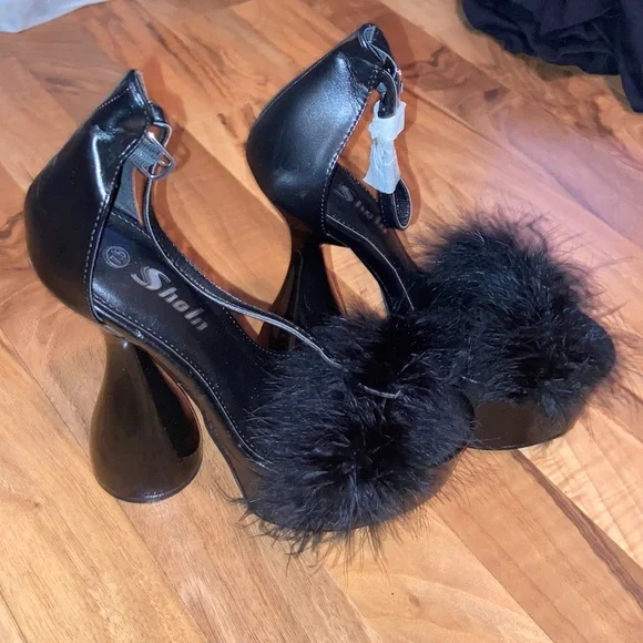 SHEIN Shoes 75 Black High Heels Poshmark